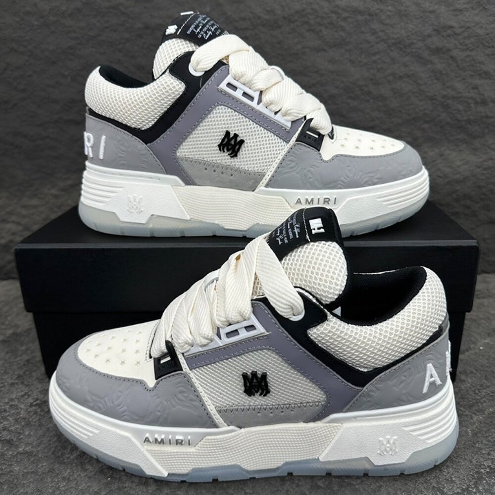 Amiri Patchwork Leather Sneakers